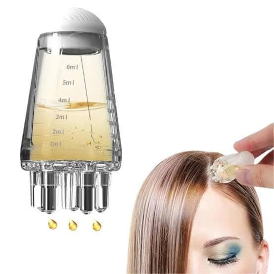Oil Applicator Scalp Hair Comb Portable Mini Hair Oil Applicator 6ml Easy To Use And Travel Friendly